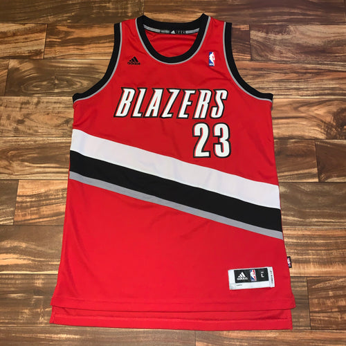 Long L - Marcus Camby Portland Trailblazers Rare Stitched Adidas Jersey