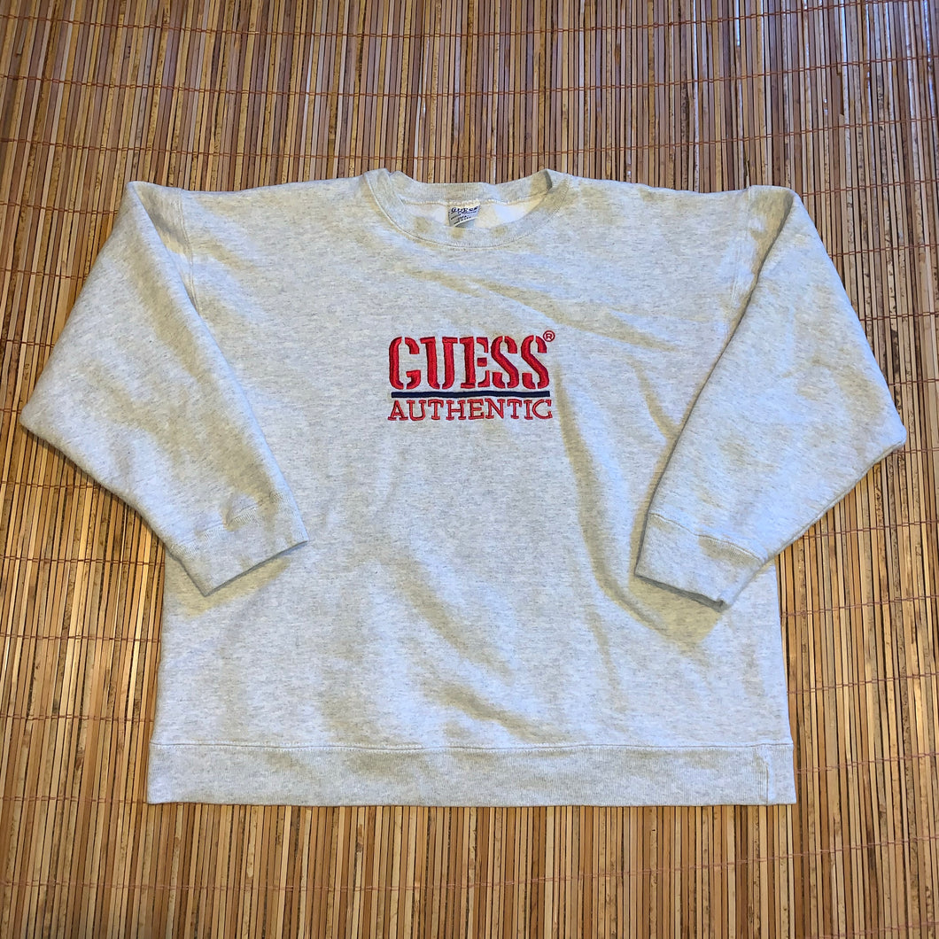 One Size - Vintage Guess Authentic Embroidered Crewneck