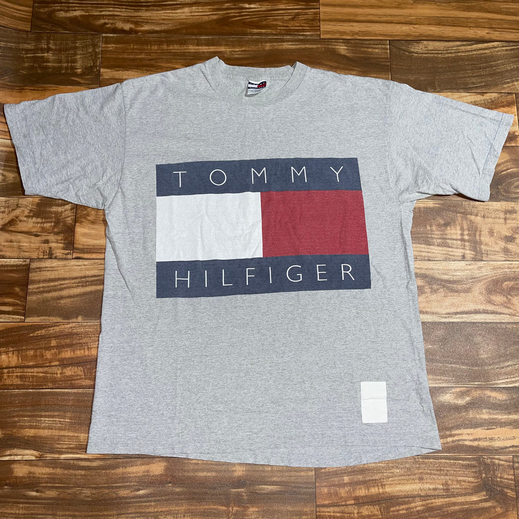 XL - Vintage Tommy Hilfiger Classic Box Logo Shirt