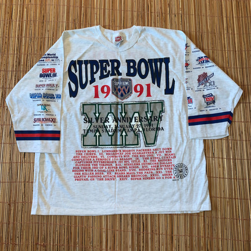 XL - Vintage RARE 1991 Super Bowl Packers Shirt