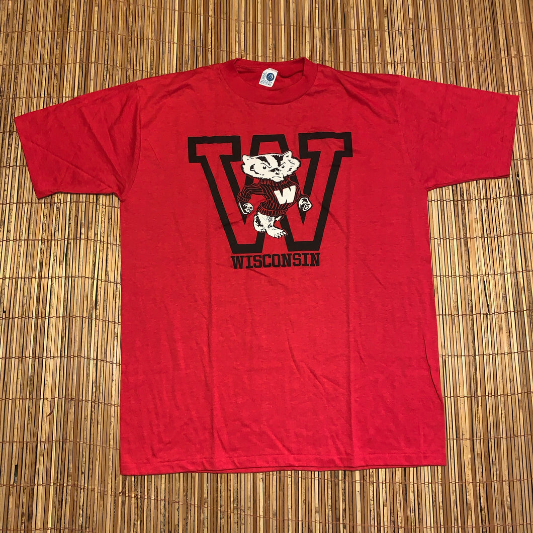 XL - Vintage 1980s Wisconsin Badgers Shirt