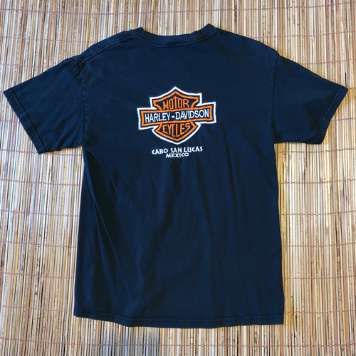 M - Harley Davidson Cabo San Lucas Mexico Embroidered Shirt