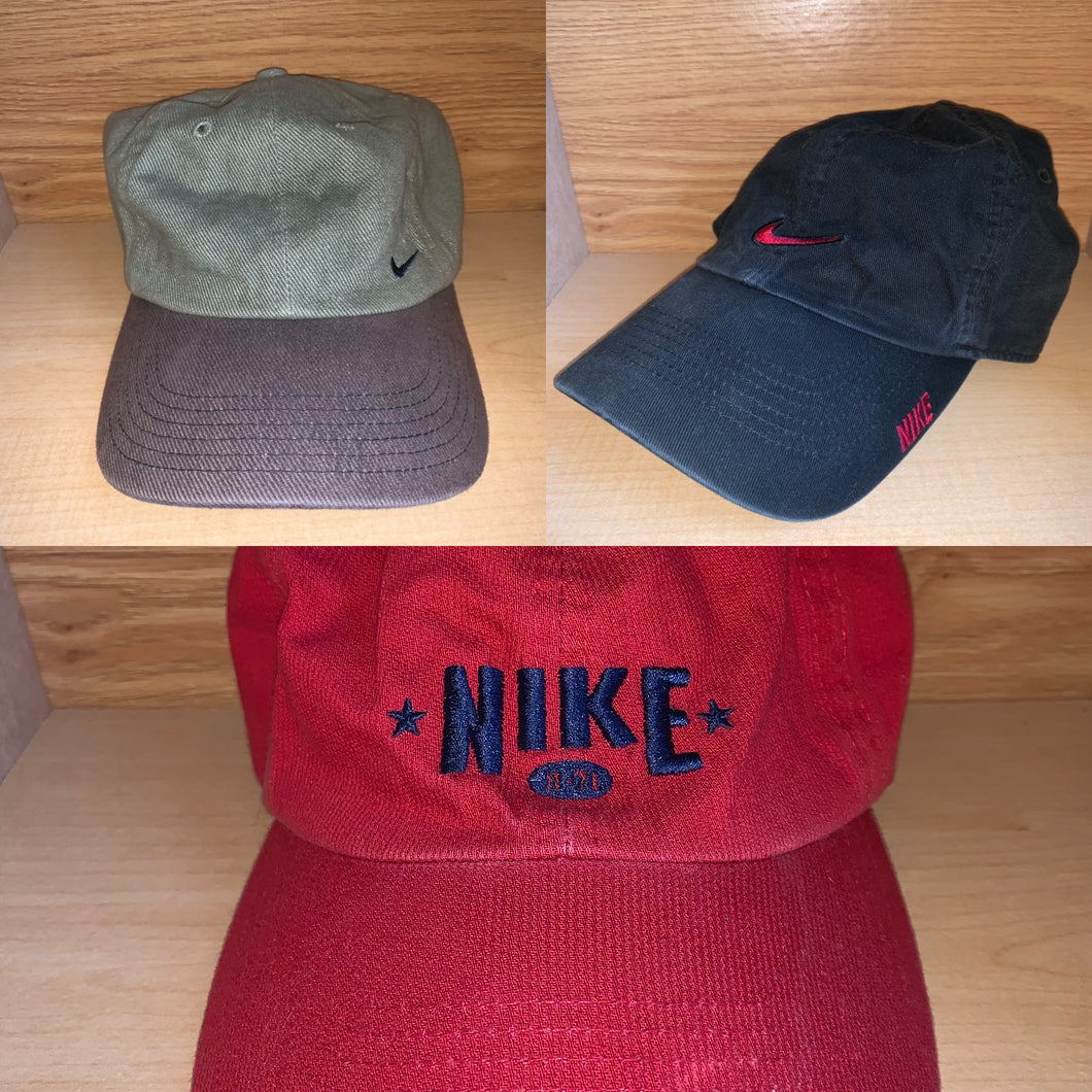Vintage 90s Nike Hat Bundle