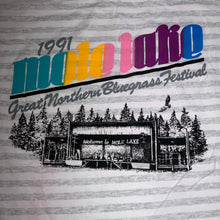 Load image into Gallery viewer, XL - Vintage 1991 Mole Lake Wisconsin Northern Bluegrass Music Festival Shirt