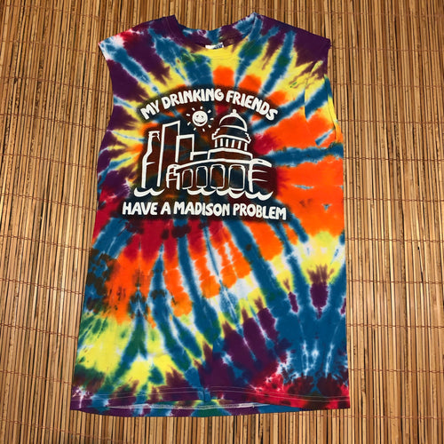 S - Madison WI Drinking Problem Tank Shirt