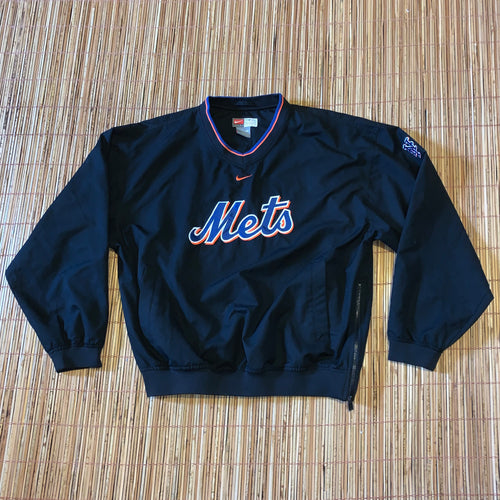 M(Fits Big-See Measurements) - New York Mets Nike Pullover