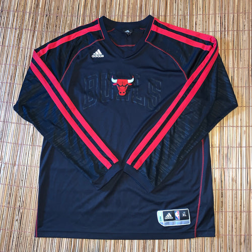 XL - Chicago Bulls Adidas Long Sleeve Shirt