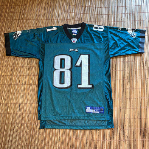 Rare Reebok On Field Terrell Owens Black Philadelphia Eagles Mens Jersey  Medium