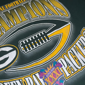 XL - Vintage Green Bay Packers NFC Super Bowl Shirt