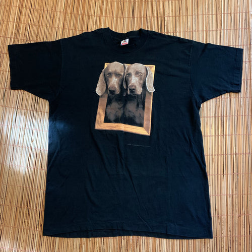 XL(See Measurements) - Vintage 90s William Wegman Art Dogs Shirt