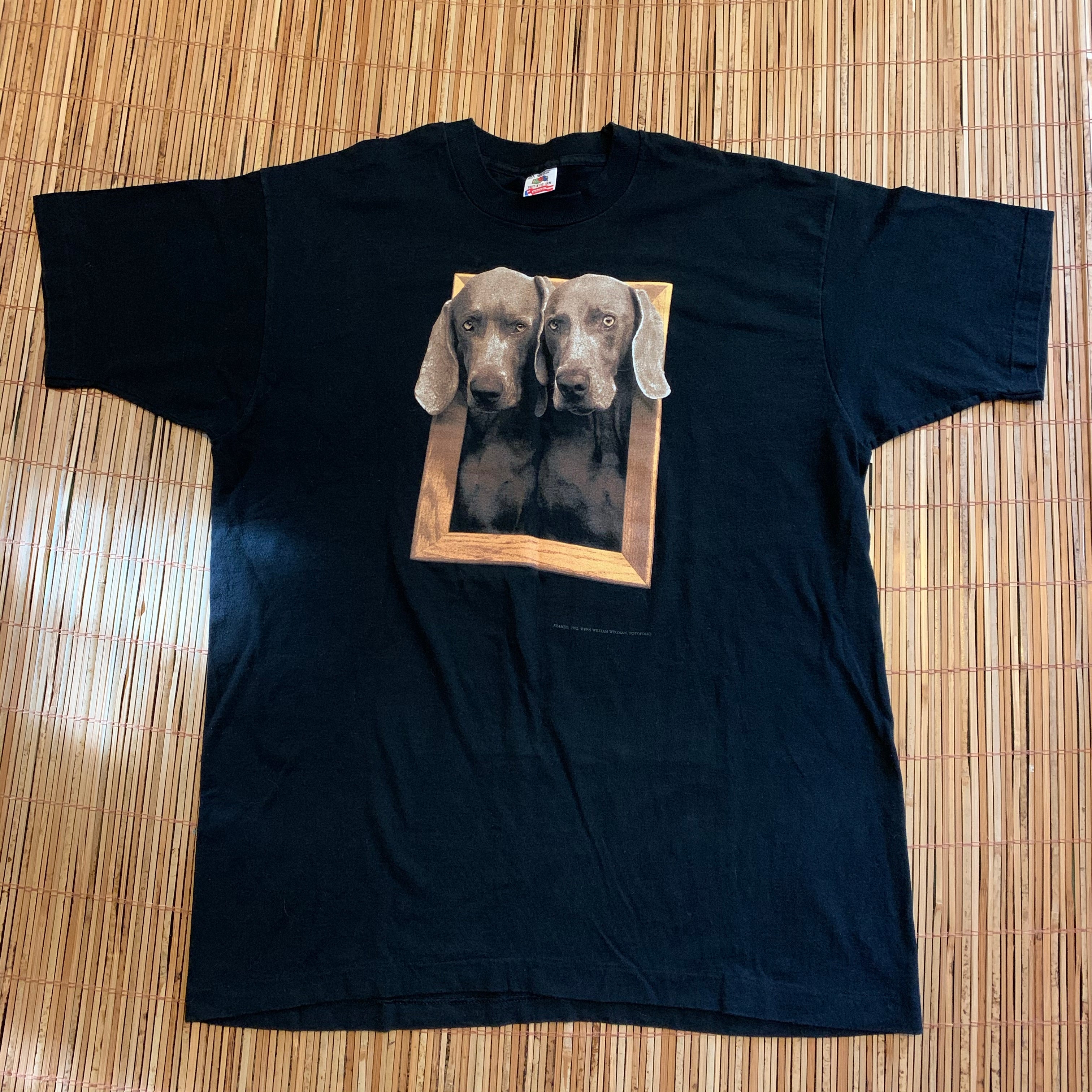 XL(See Measurements) - Vintage 90s William Wegman Art Dogs Shirt 