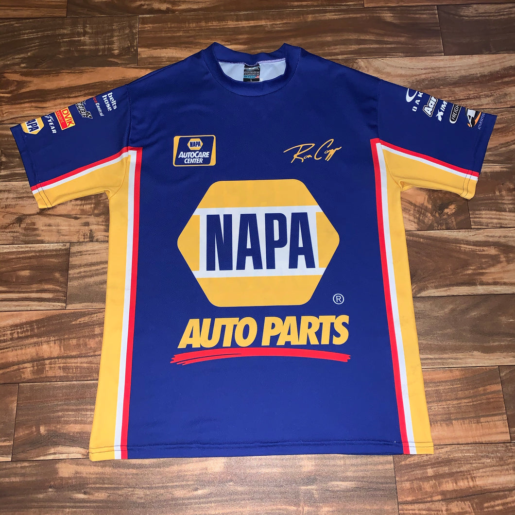 L - Vintage NAPA Auto Parts Racing Jersey Shirt