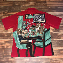 Load image into Gallery viewer, L/XL - Dog Poker Cigar Soft Button Shirt