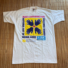 Load image into Gallery viewer, XL - Vintage Make A Difference Day Shirt