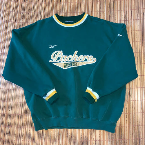 L - Vintage 90s Packers Reebok Sweater