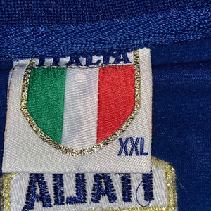 XXL (See Measurements) - Italia 2-Sided Spellout Track Jacket