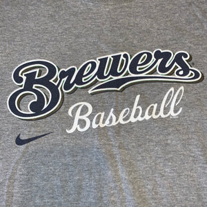 L - Milwaukee Brewers Baseball Nike Shirt