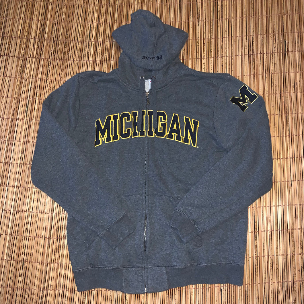 L - Michigan Embroidered Champion Hoodie