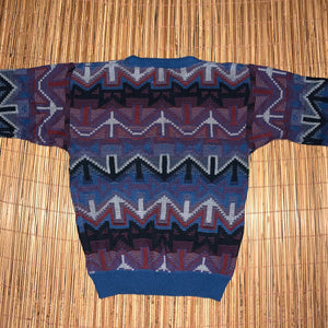 M - Vintage Exotic Pattern Sweater