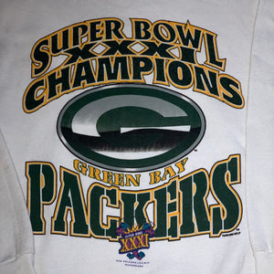 L - Vintage Green Bay Packers Super Bowl Crewneck