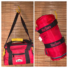 Load image into Gallery viewer, Vintage Marlboro Lunch Box + Sleeping Bag Bundle