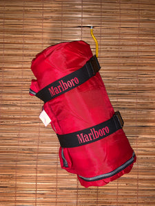 Vintage Marlboro Lunch Box + Sleeping Bag Bundle