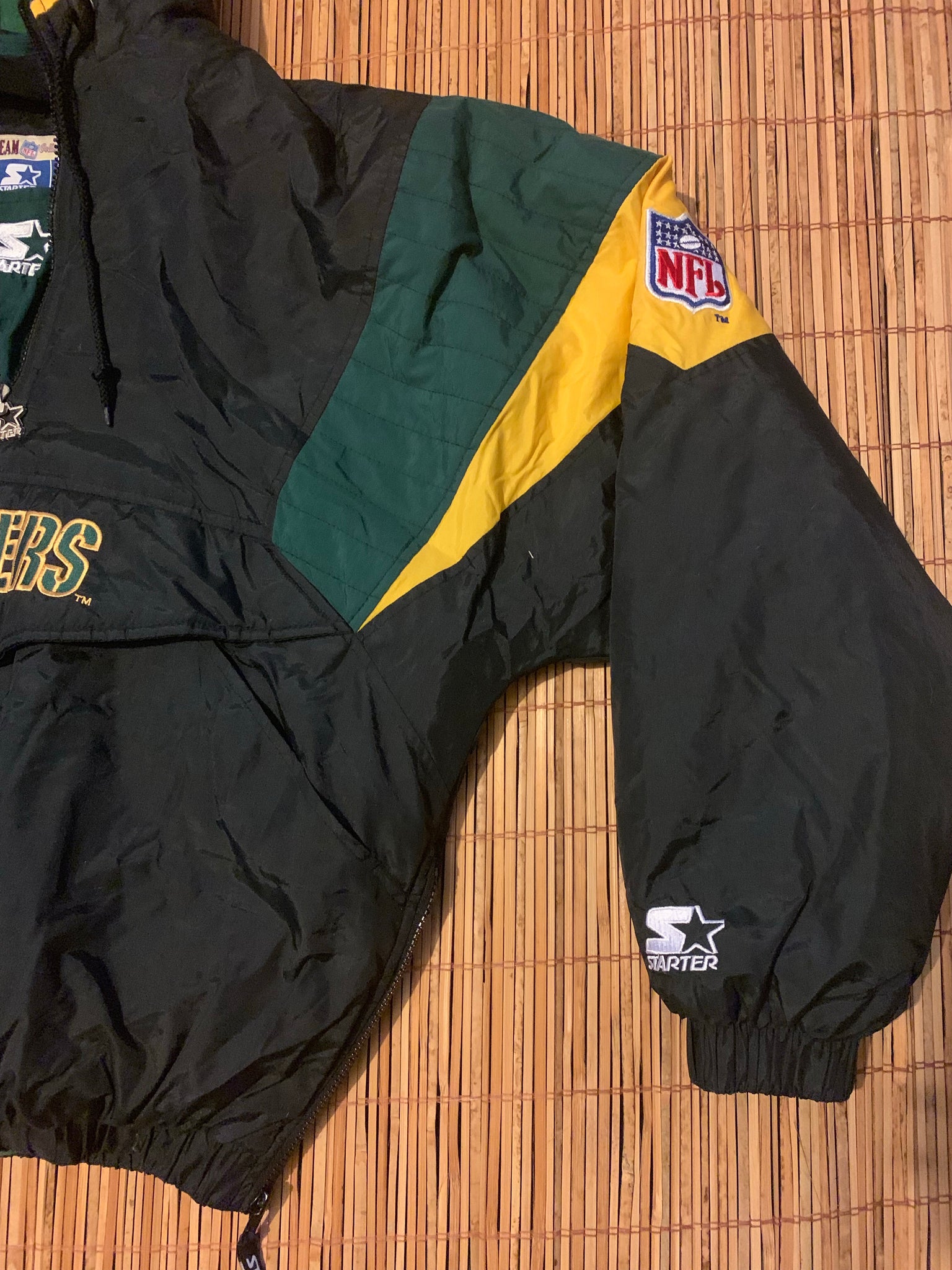 M - Green Bay Packers Starter Jacket – Twisted Thrift