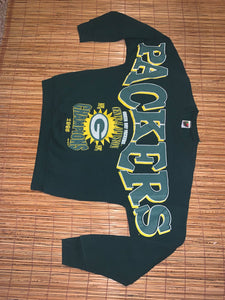 XL - Vintage 1995 Packers Chest Spellout Sweater