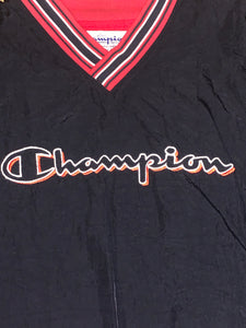 M - Vintage Champion Spellout Pullover/Windbreaker