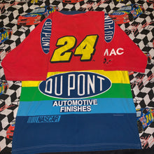 Load image into Gallery viewer, XL - Vintage 1997 Jeff Gordon Rainbow Nascar Shirt