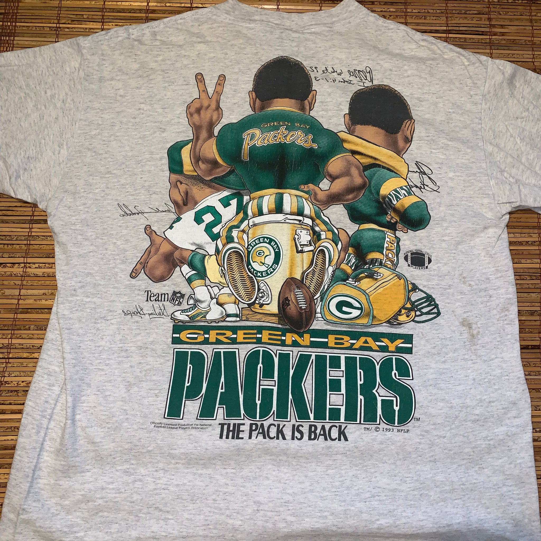 Vintage NFL 1993 Green Bay Packers T-Shirt - XL