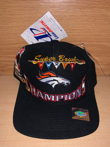 Vintage 1998 Denver Broncos Super Bowl XXXII Champions Official Locker Room Hat